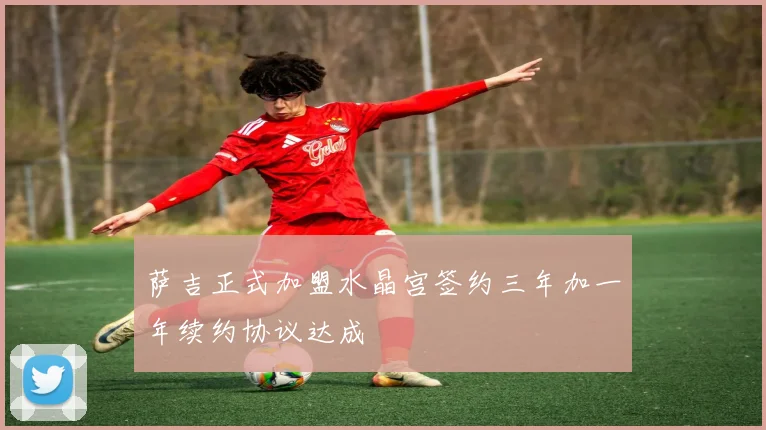 萨吉正式加盟水晶宫签约三年加一年续约协议达成